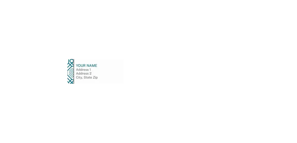 Small Return Address Labels
