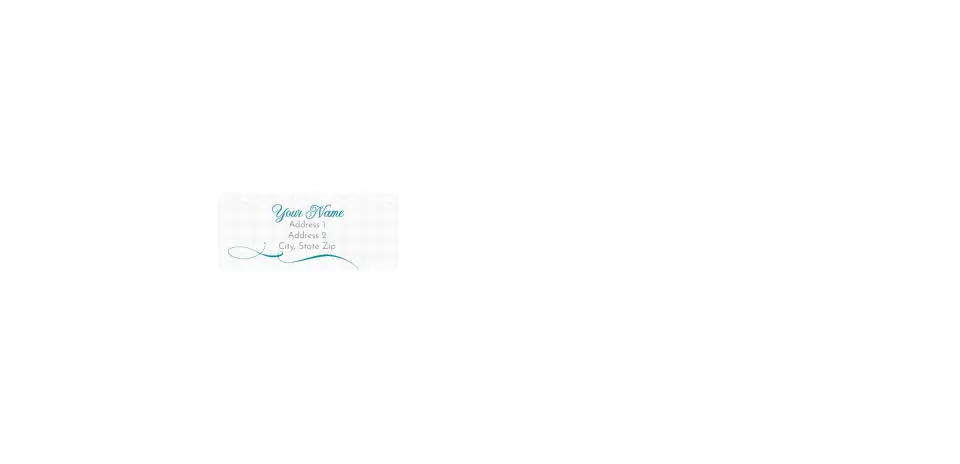 Small Return Address Labels