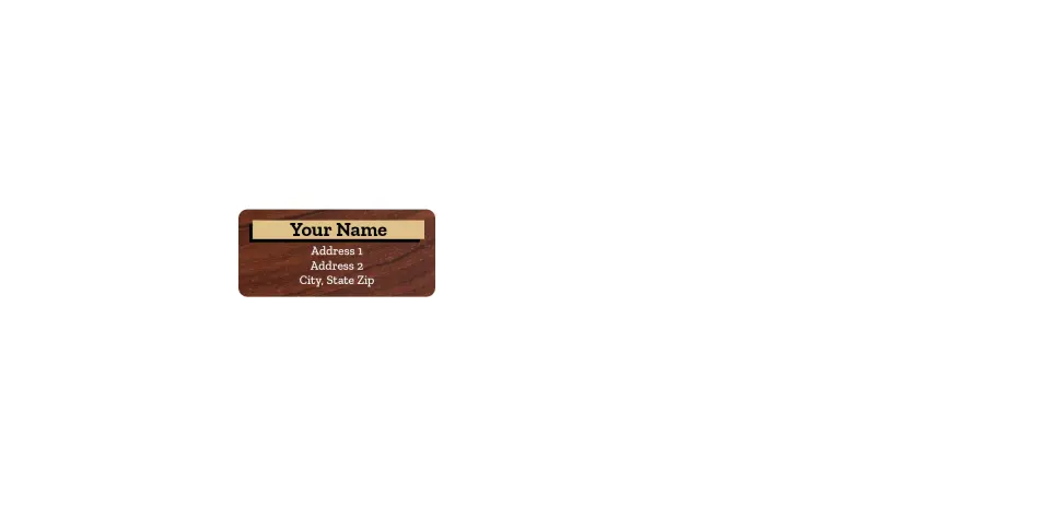 Small Return Address Labels