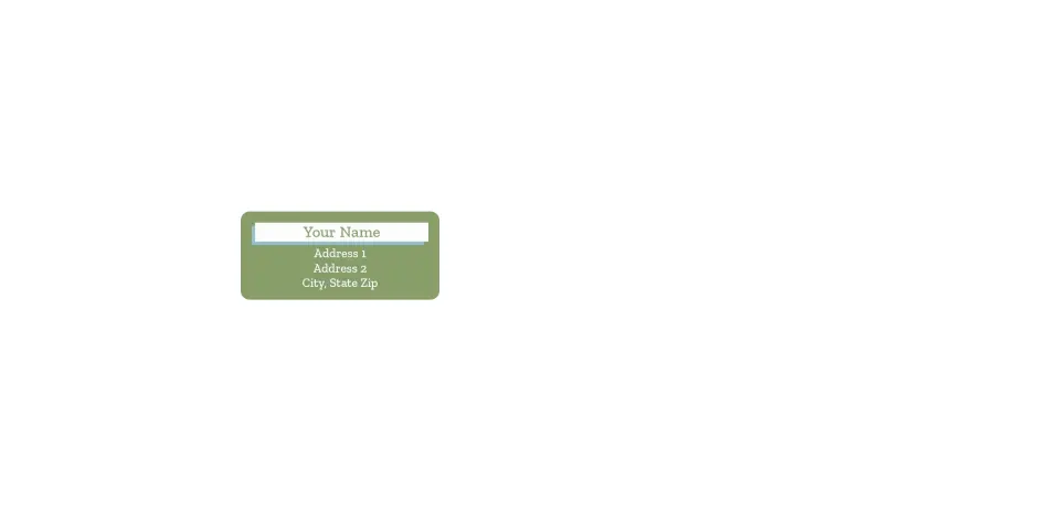 Small Return Address Labels