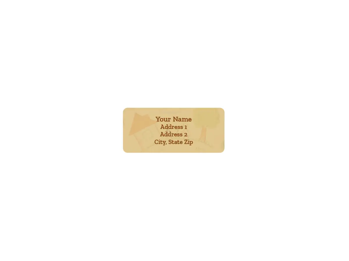 Small Return Address Labels