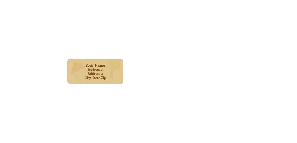 Small Return Address Labels