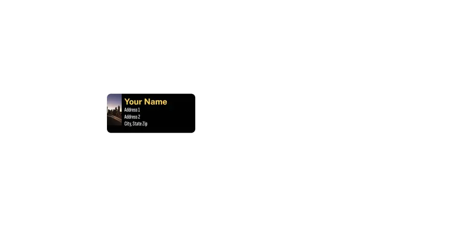 Small Return Address Labels