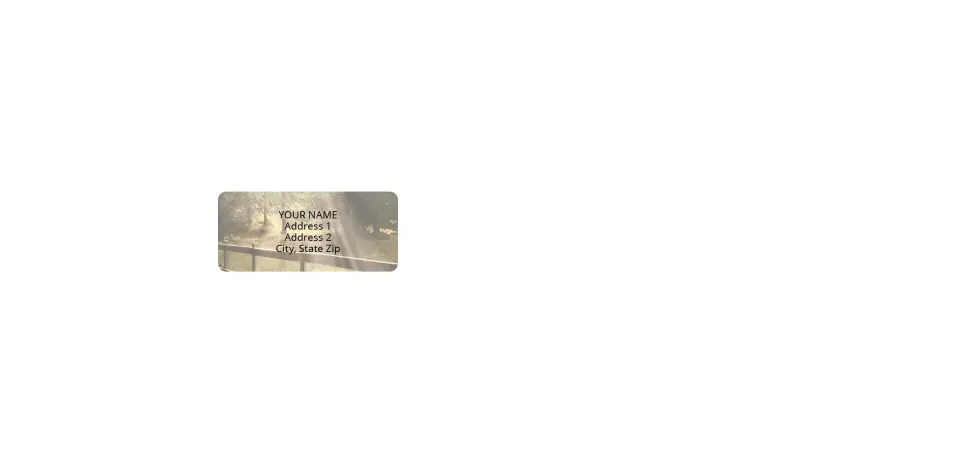 Small Return Address Labels