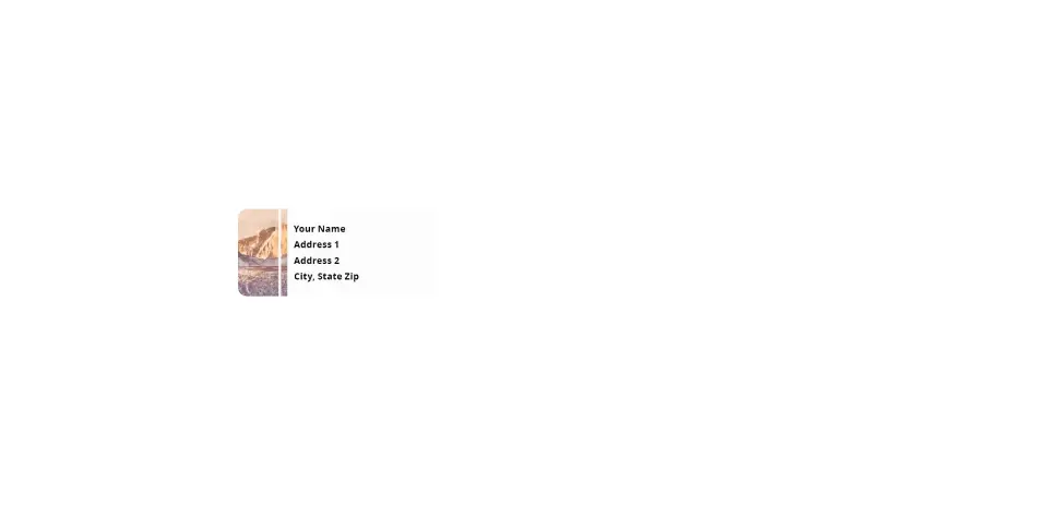 Small Return Address Labels