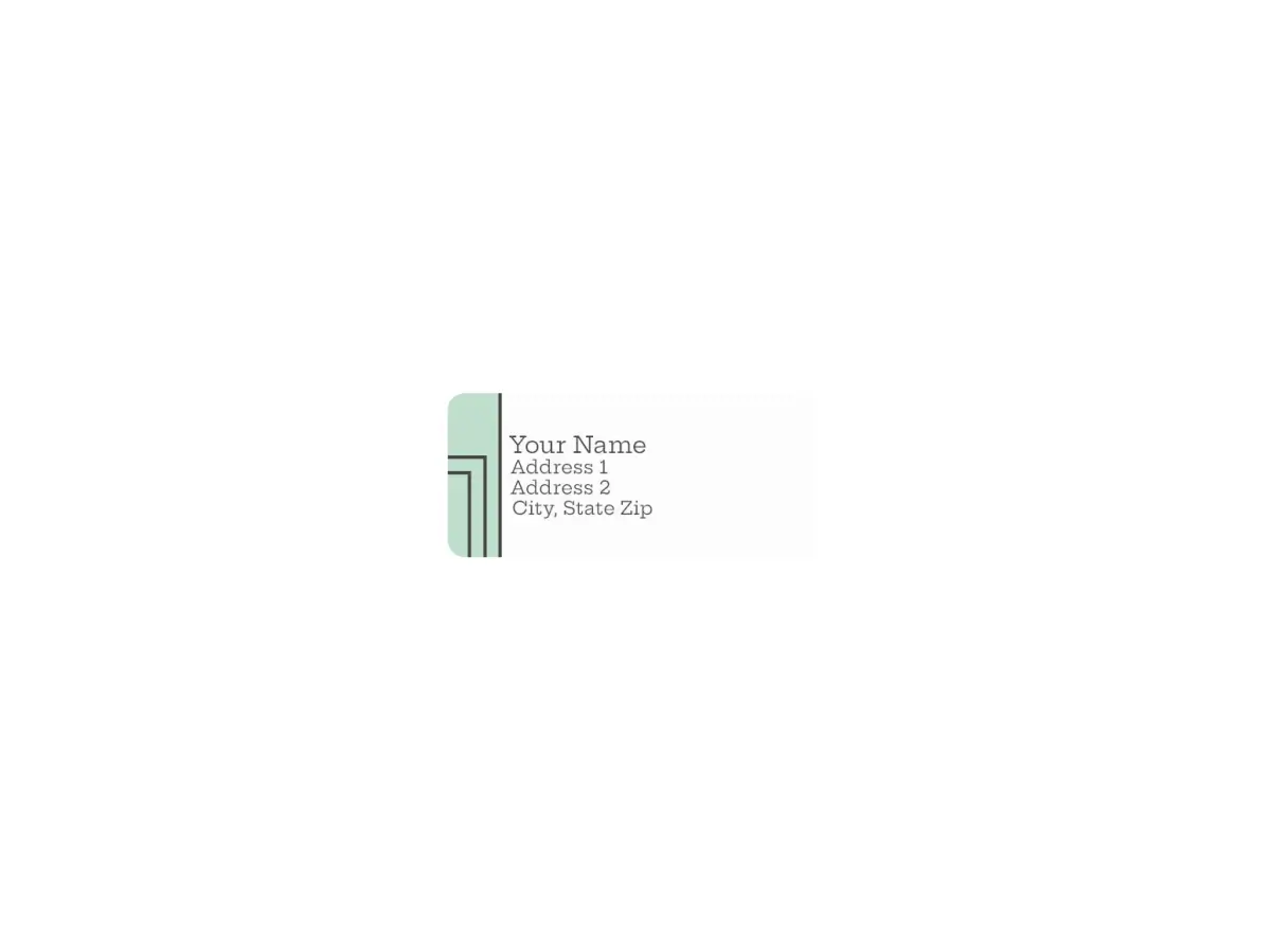 Small Return Address Labels