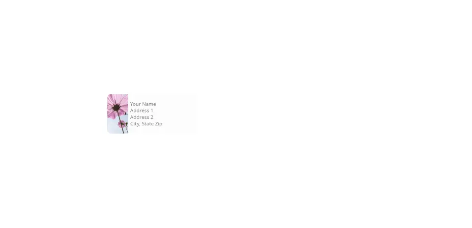Small Return Address Labels