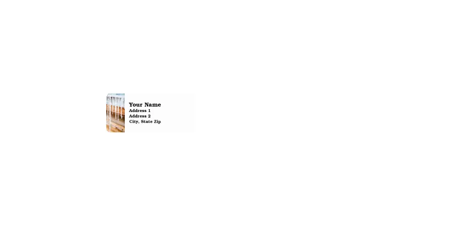 Small Return Address Labels