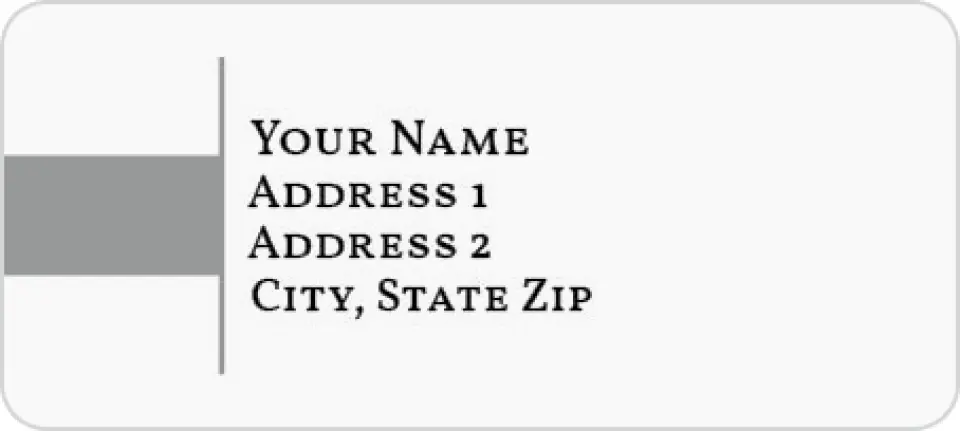 This is a 1" x 2¼" Address Label called Kittens & Puppies printed in full color