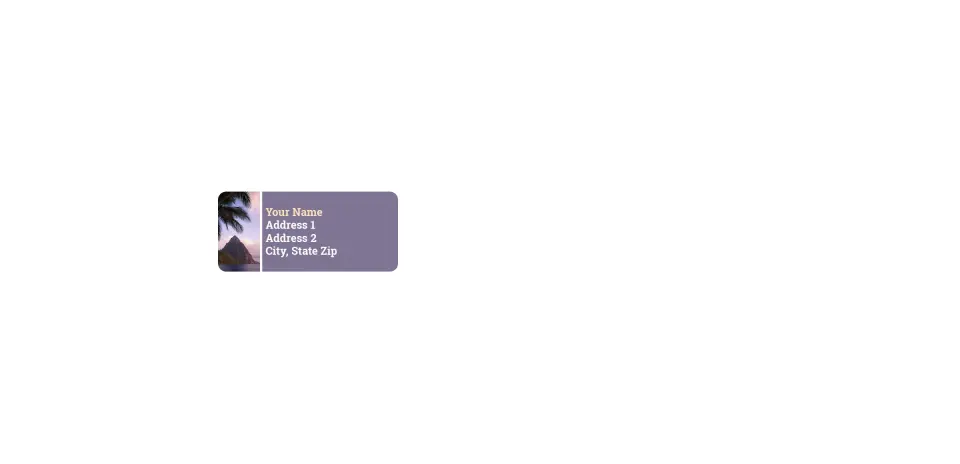 Small Return Address Labels
