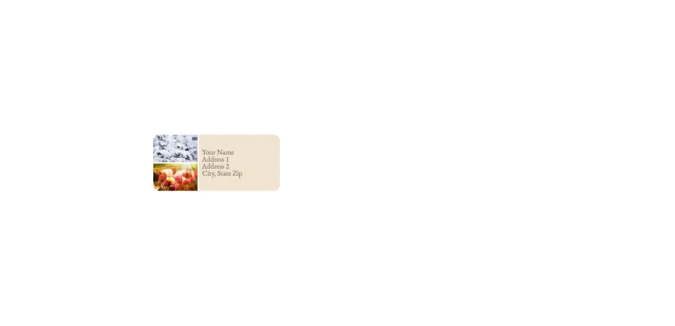 Small Return Address Labels
