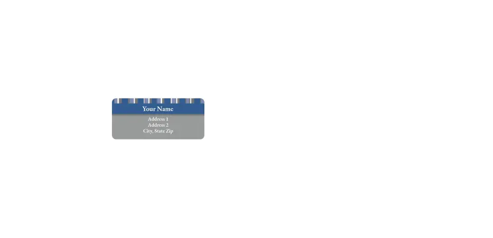 Small Return Address Labels