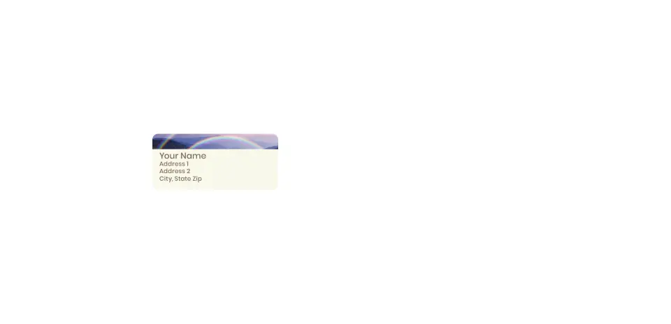 Small Return Address Labels