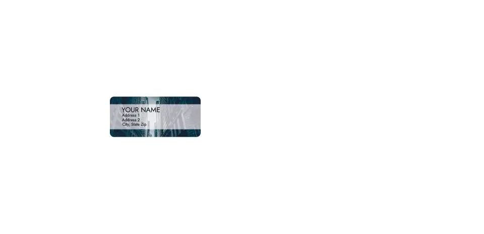 Small Return Address Labels