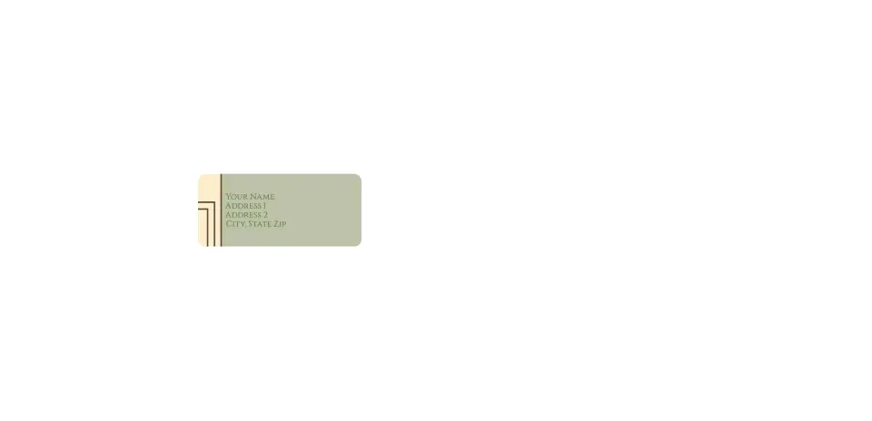 Small Return Address Labels