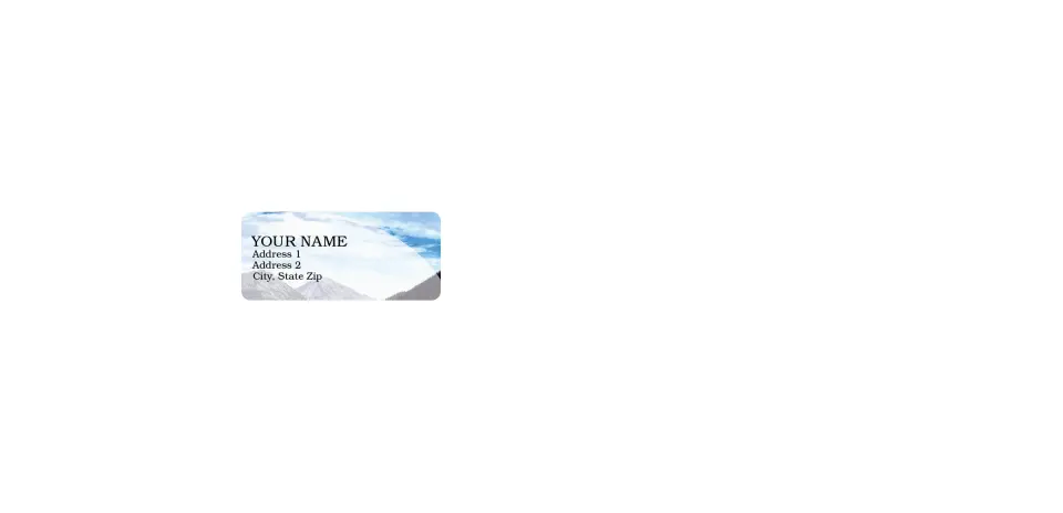 Small Return Address Labels
