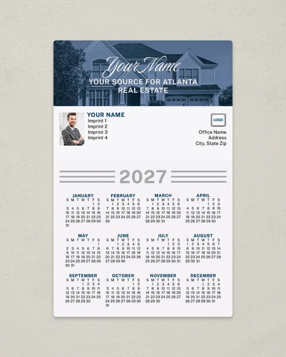 This is a 5½" x 8½" Full Magnet Calendar called Your Source printed in full color with a Standard Gloss finish