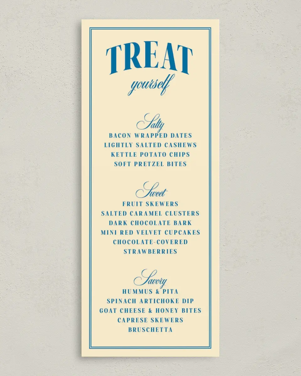 This is a 3⅝" x 8⅞" Bachelorette Party Thank You Card called Wife of the Party printed in full color on Premium Smooth paper