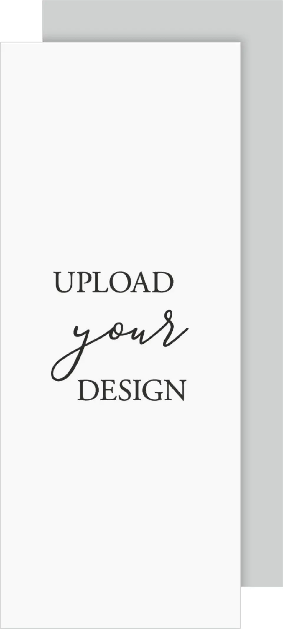 This is a 3⅝" x 8⅞" Wedding Menu Card called 3⅝" x 8⅞" Tea-length Menu Cards printed in full color on Premium Smooth paper
