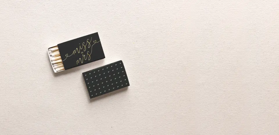 Personalized Matchboxes Front