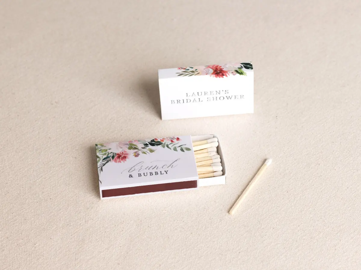 Personalized Matchboxes Front