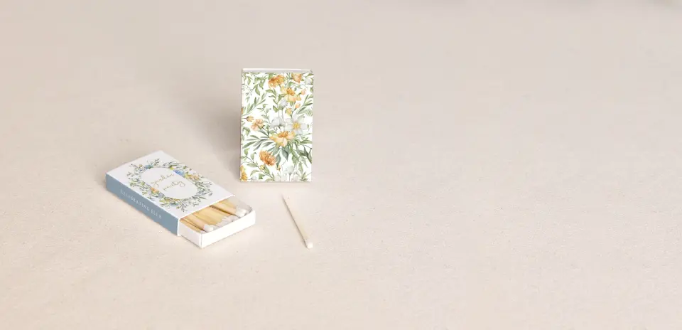 Personalized Matchboxes Front
