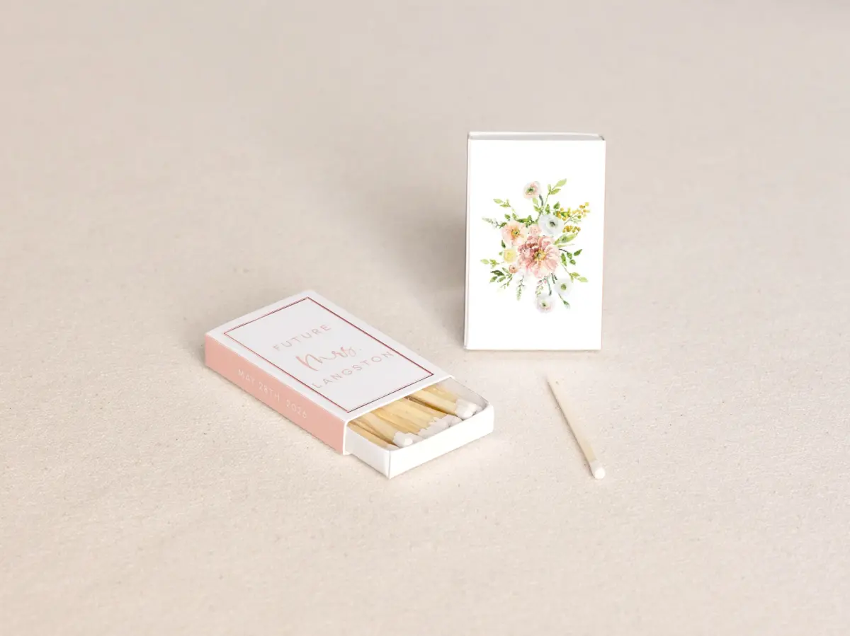 Personalized Matchboxes Front