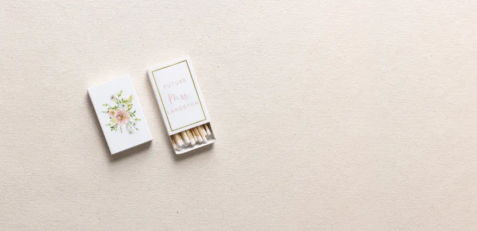 Personalized Matchboxes Spine