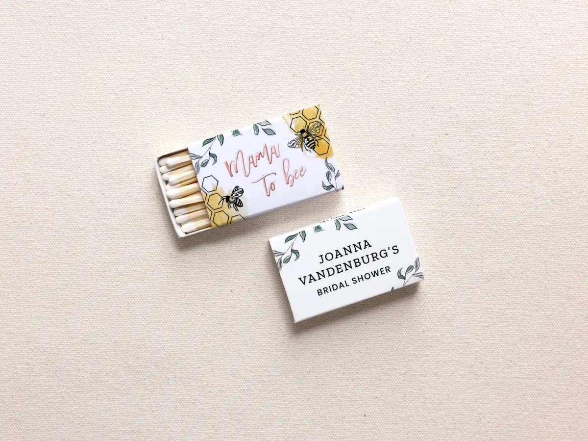 Personalized Matchboxes Front