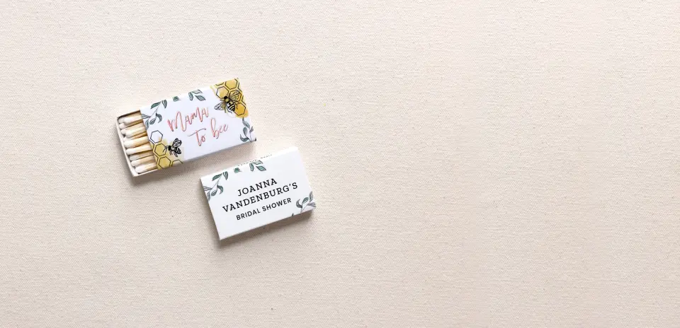 Personalized Matchboxes Front