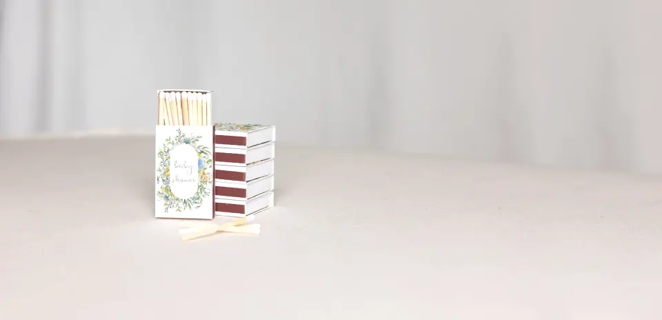 Personalized Matchboxes Back