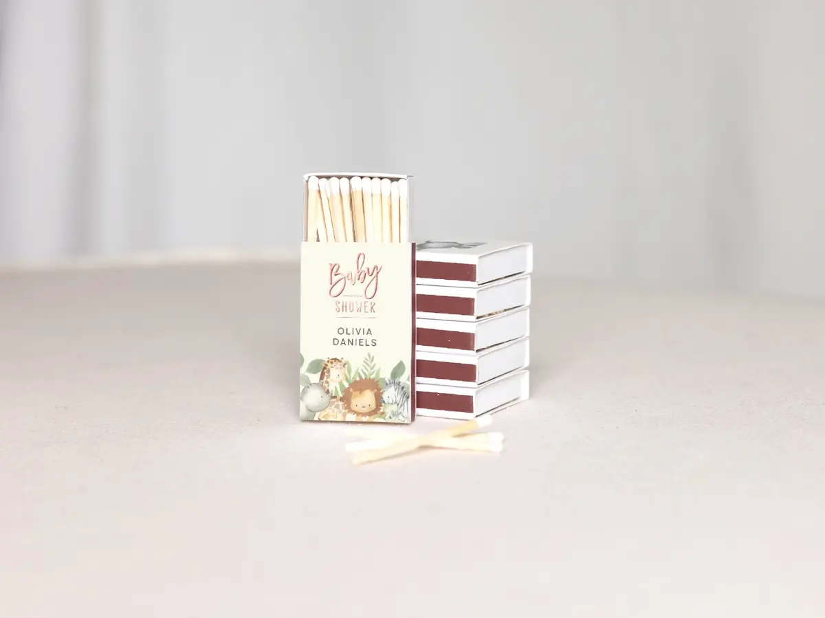 Personalized Matchboxes Back