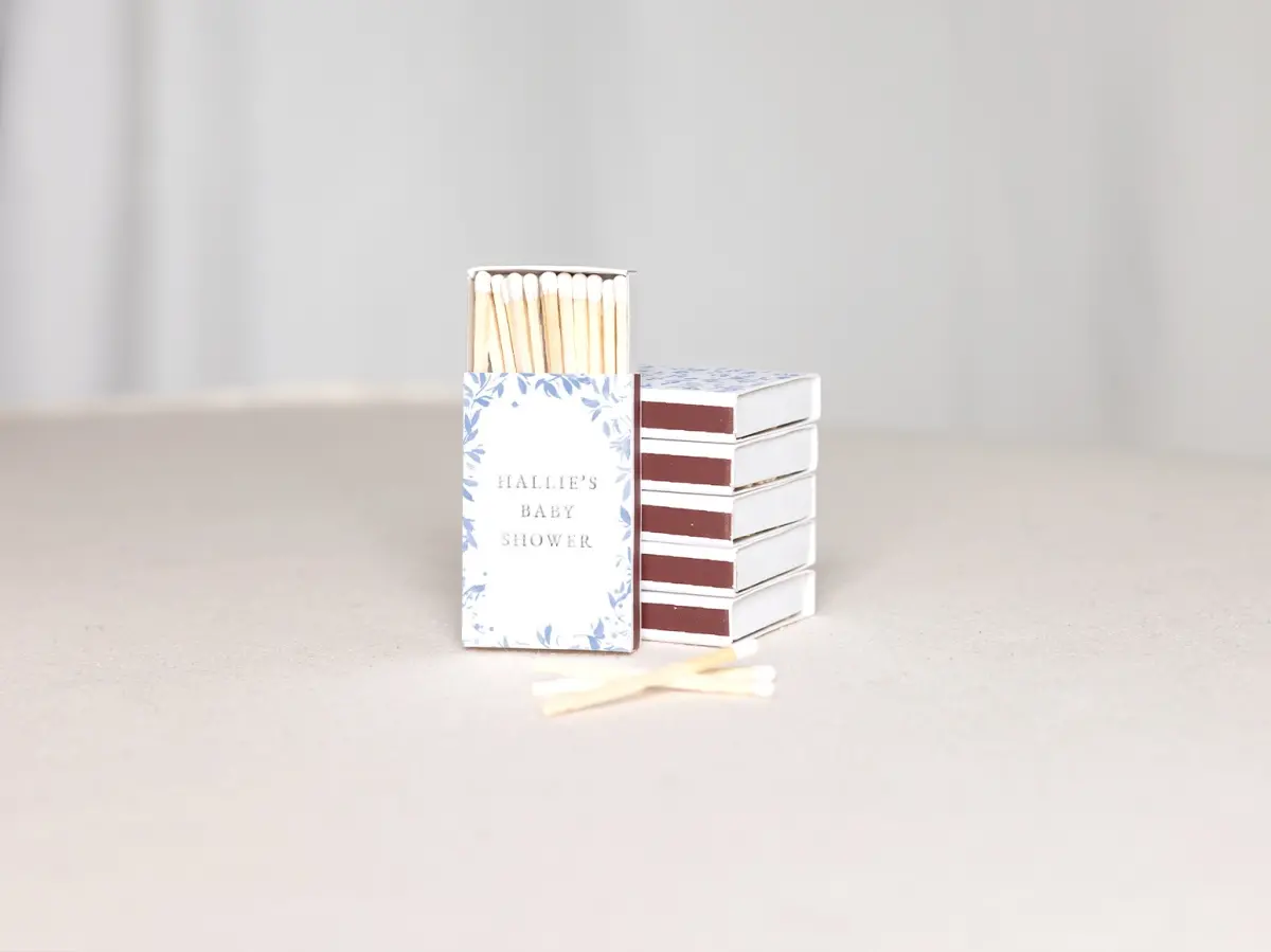 Personalized Matchboxes Back