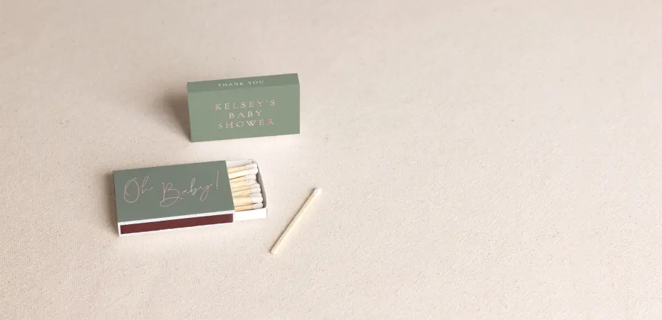 Personalized Matchboxes Front