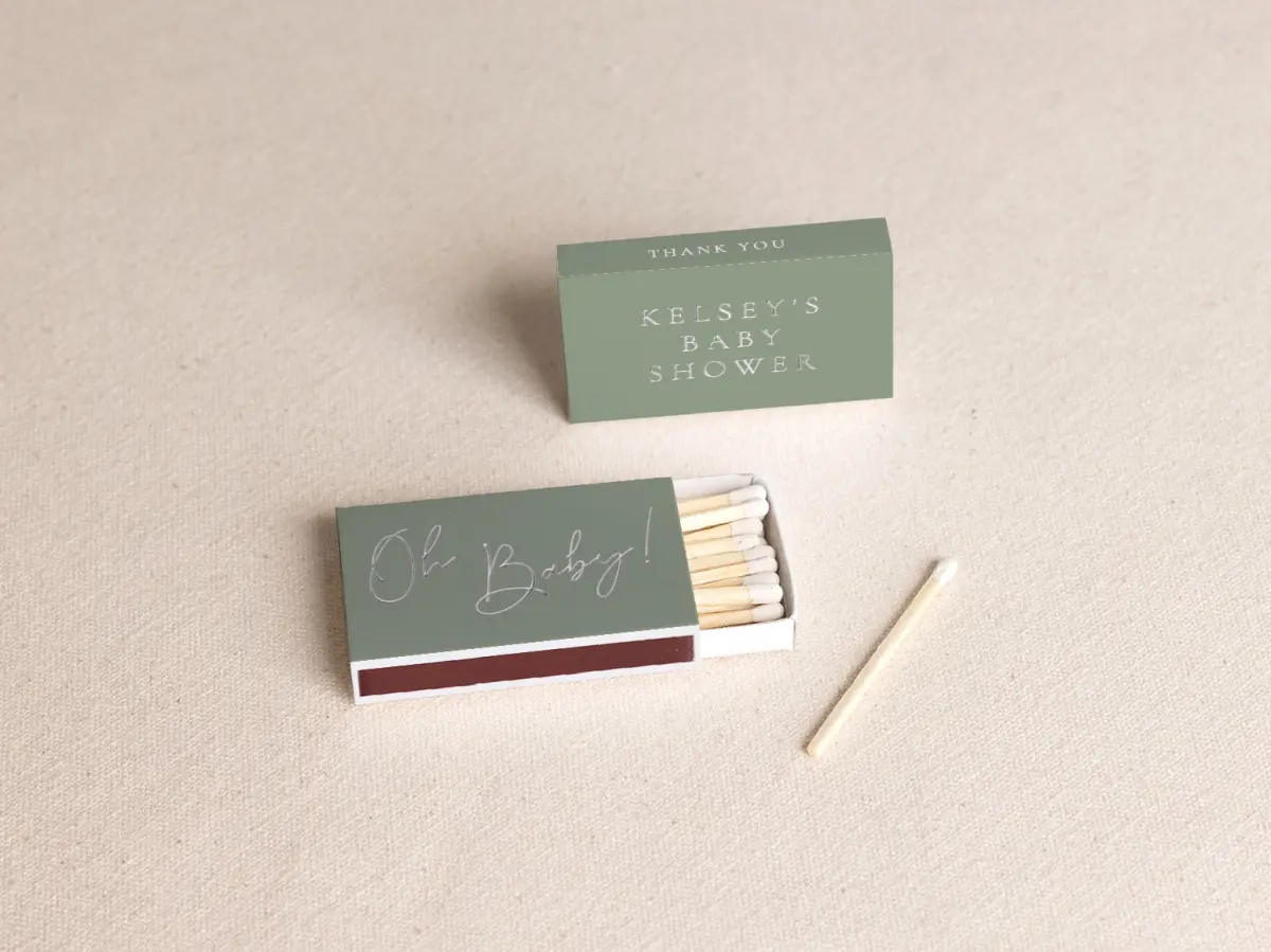 Personalized Matchboxes Front
