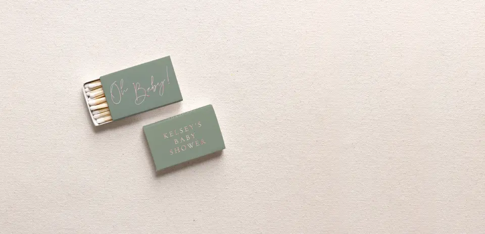 Personalized Matchboxes Front