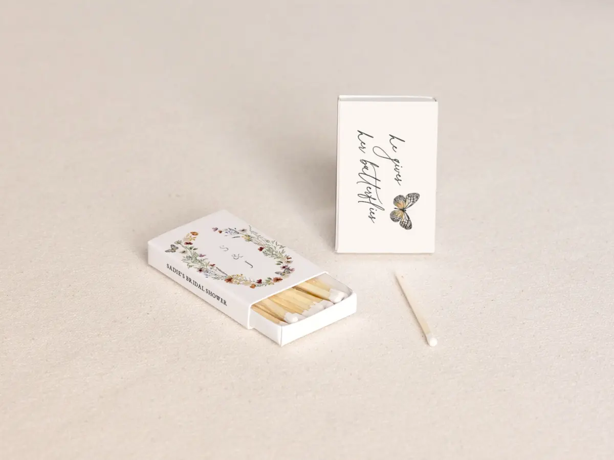 Personalized Matchboxes Front