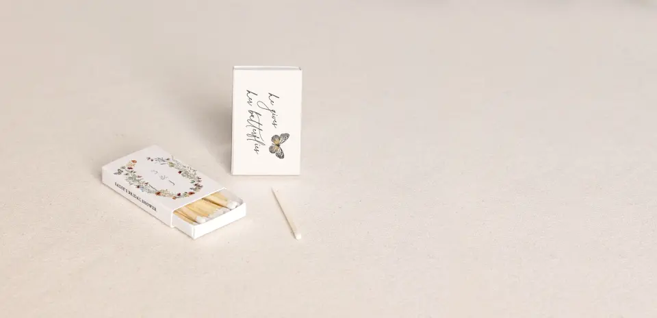 Personalized Matchboxes Front