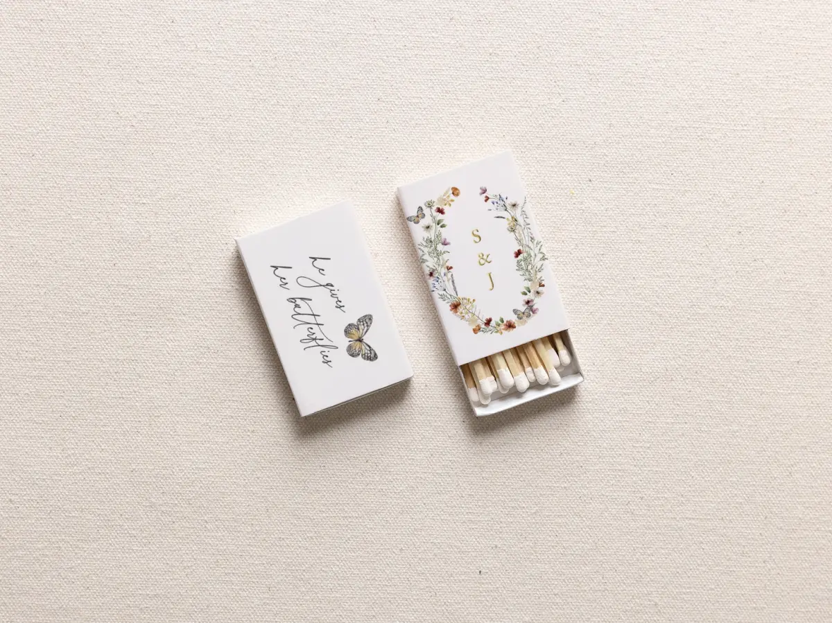 Personalized Matchboxes Spine
