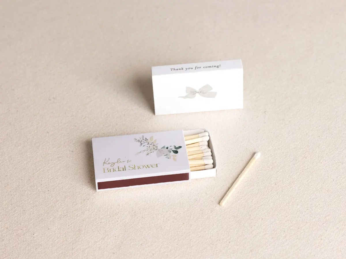 Personalized Matchboxes Front