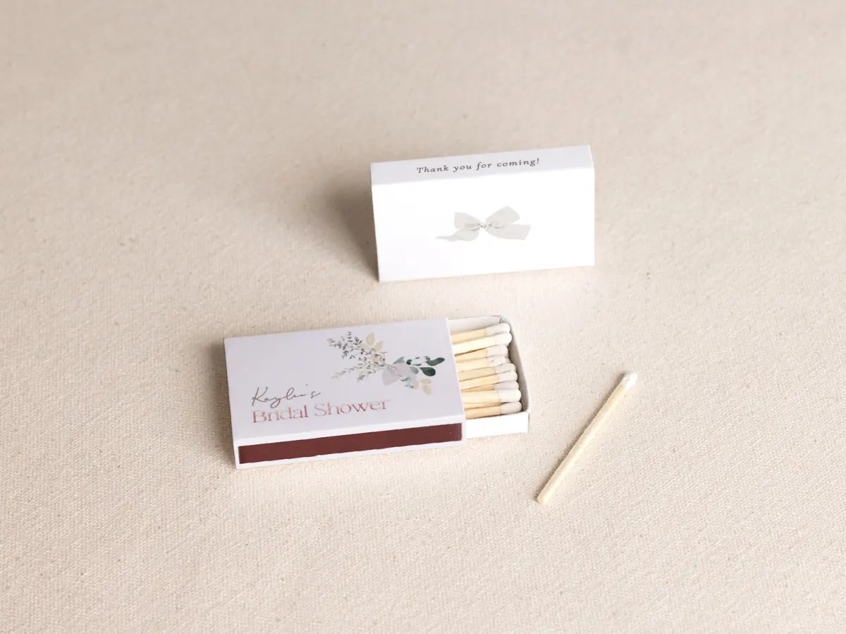 Personalized Matchboxes Front