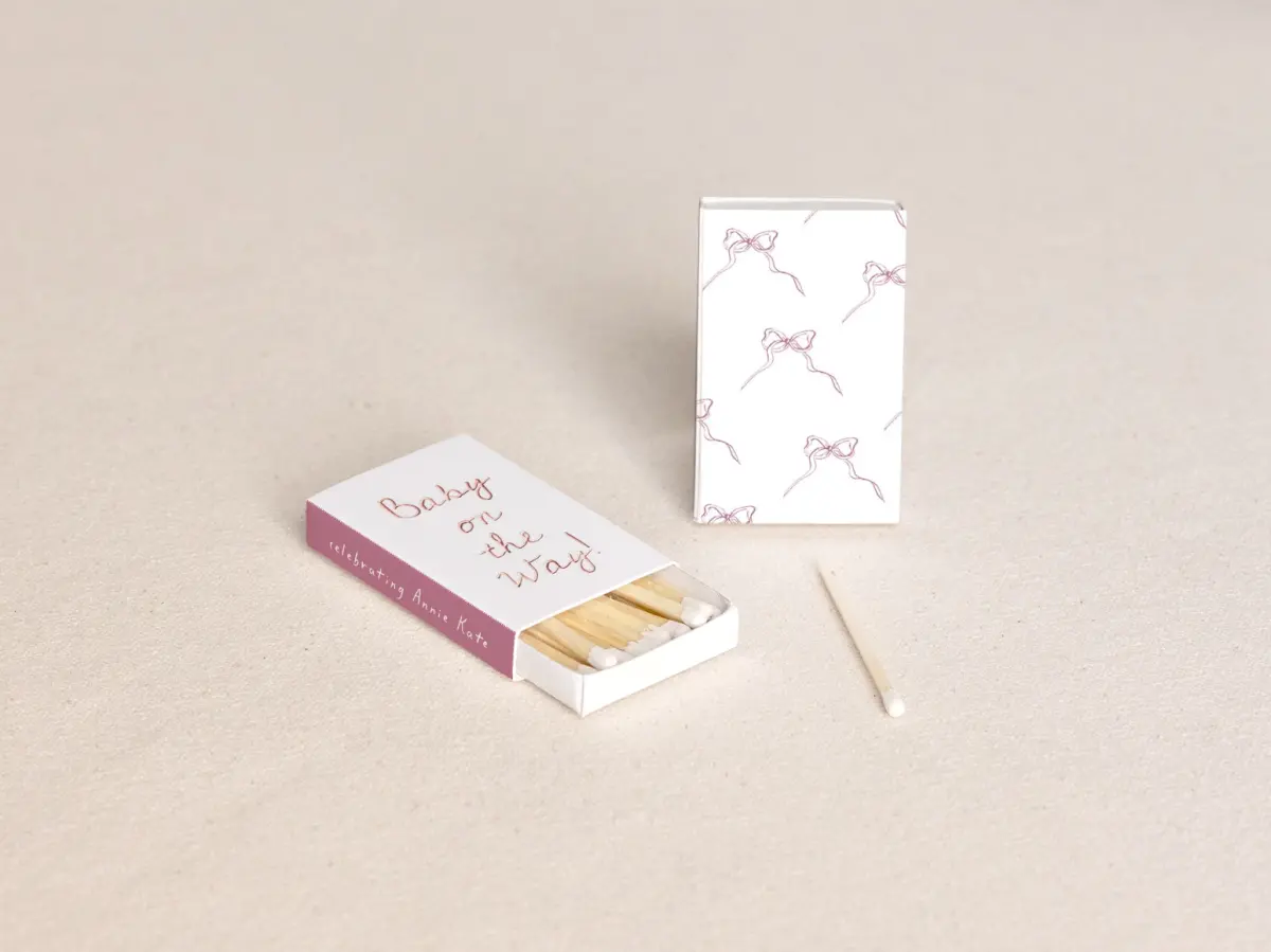 Personalized Matchboxes Front