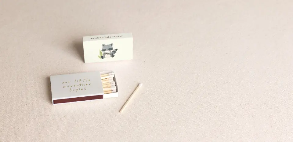 Personalized Matchboxes Front