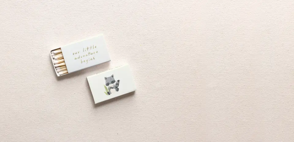 Personalized Matchboxes Front
