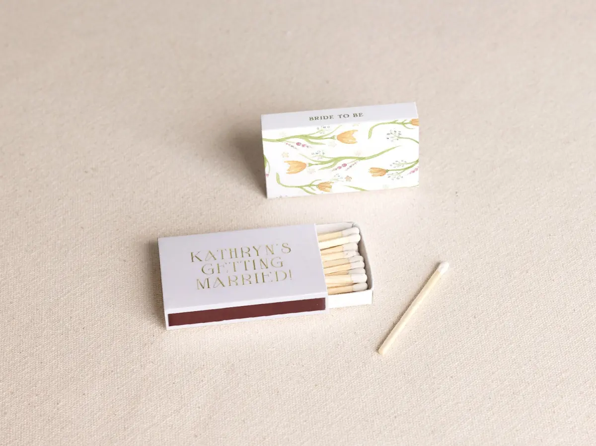 Personalized Matchboxes Front