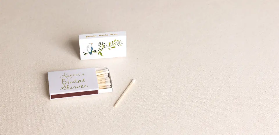 Personalized Matchboxes Front