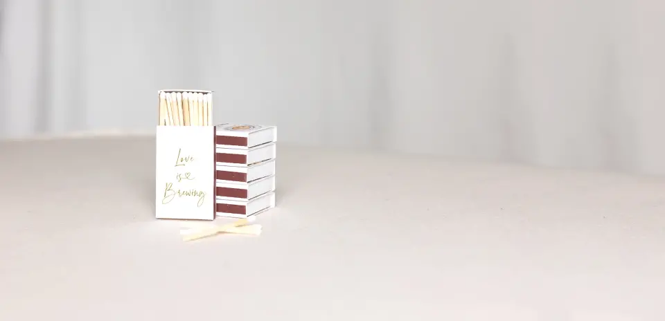 Personalized Matchboxes Back