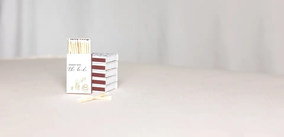 Personalized Matchboxes Back