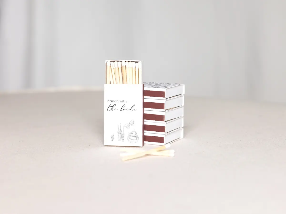 Personalized Matchboxes Back
