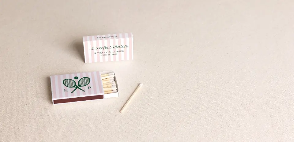 Personalized Matchboxes Front